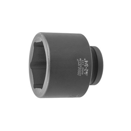 Holex Impact Socket, 1 inch Drive, 6 pt, 2-3/4 inch 653002 2.3/4